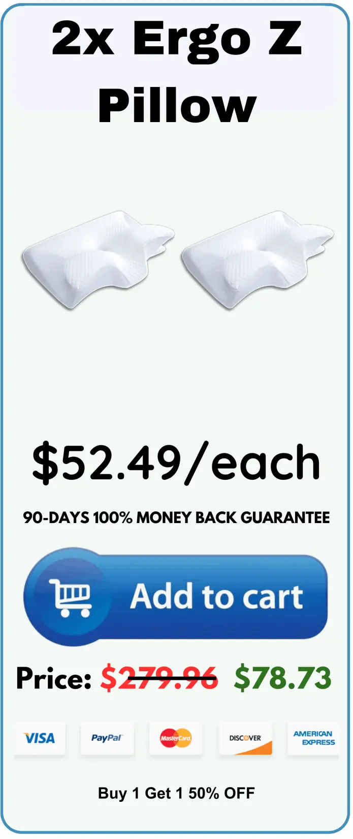 Ergo Z Pillow offer price 